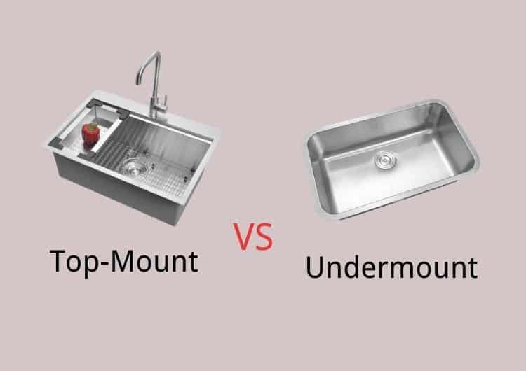 Top Mount Vs Undermount Sinks A