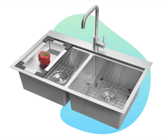 stainless steel sink