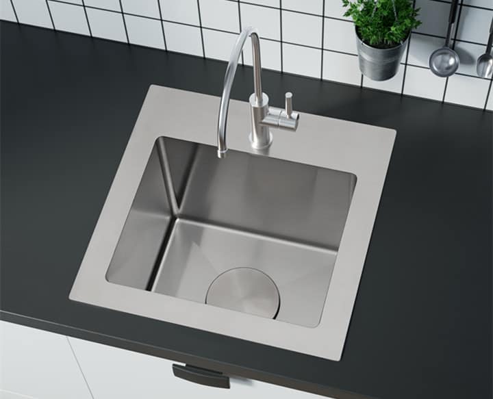 Hand made kitchen sink