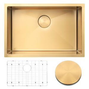 Gold single bowl sinks