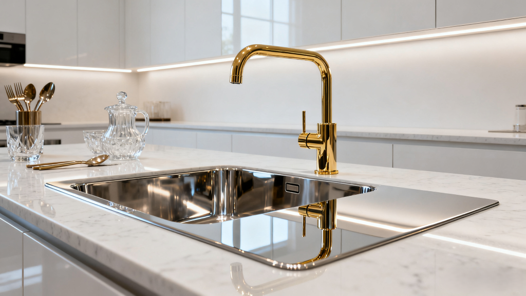 Polished Finish Kitchen Sink