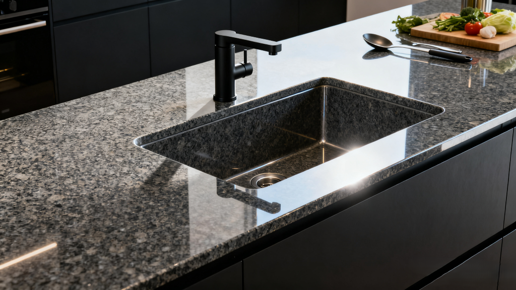 Smooth / Polished Granite kitchen sink