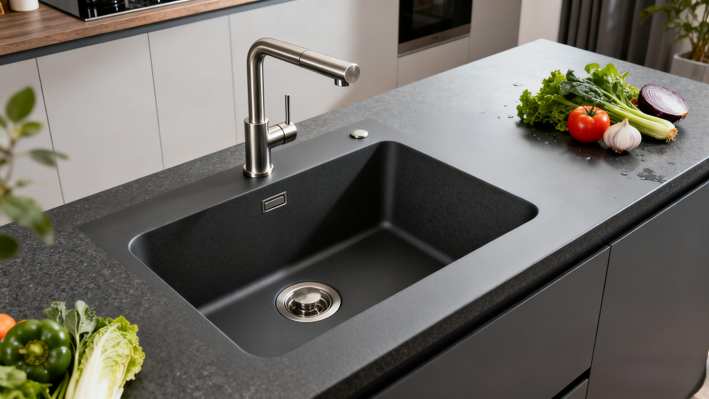 Matte kitchen sink finishes