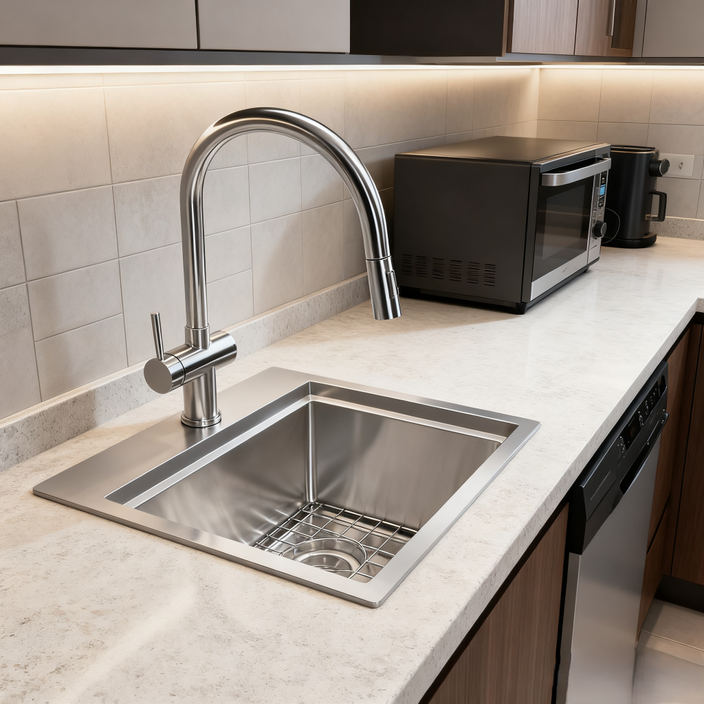 stainless steel kitchen sink