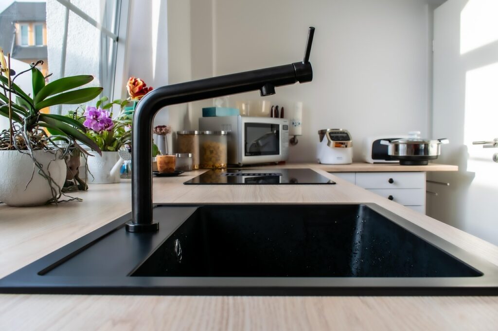 kitchen, sink, apartment, reside, room, sink, sink, sink, sink, sink