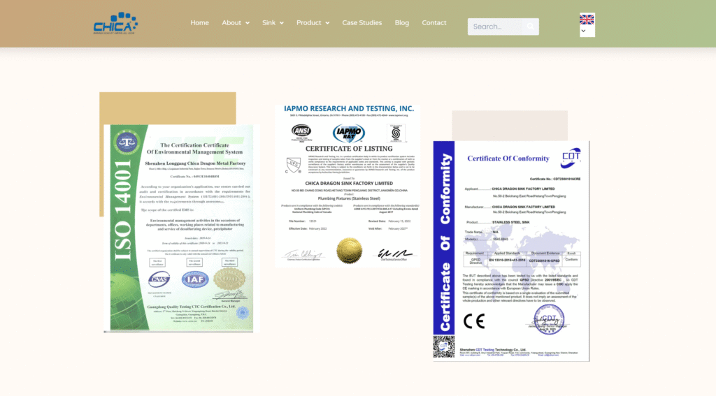 Certificates of Chicadragon