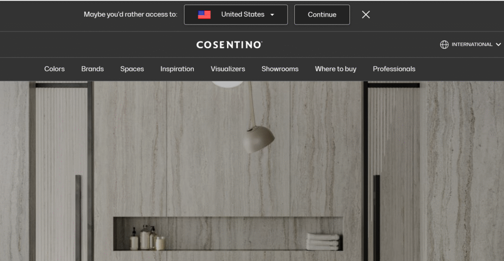 Cosentino Home Page