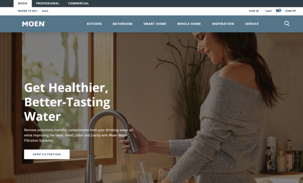 Moen Home Page