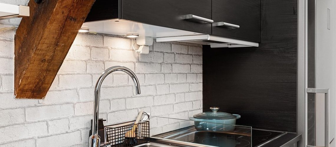 kitchen, real estate, interior, house, luxury, table, sink, cabinet, shelf, home, equipment