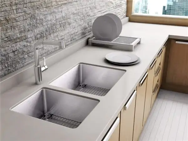 lavello in acciaio inox