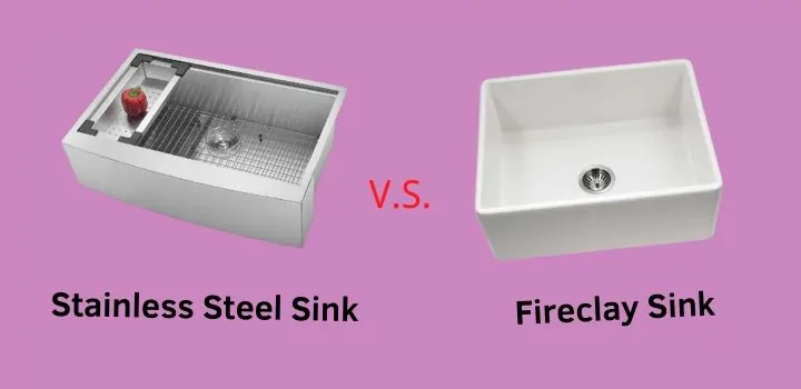 Fregaderos de acero inoxidable V.S. Fregaderos de arcilla refractaria